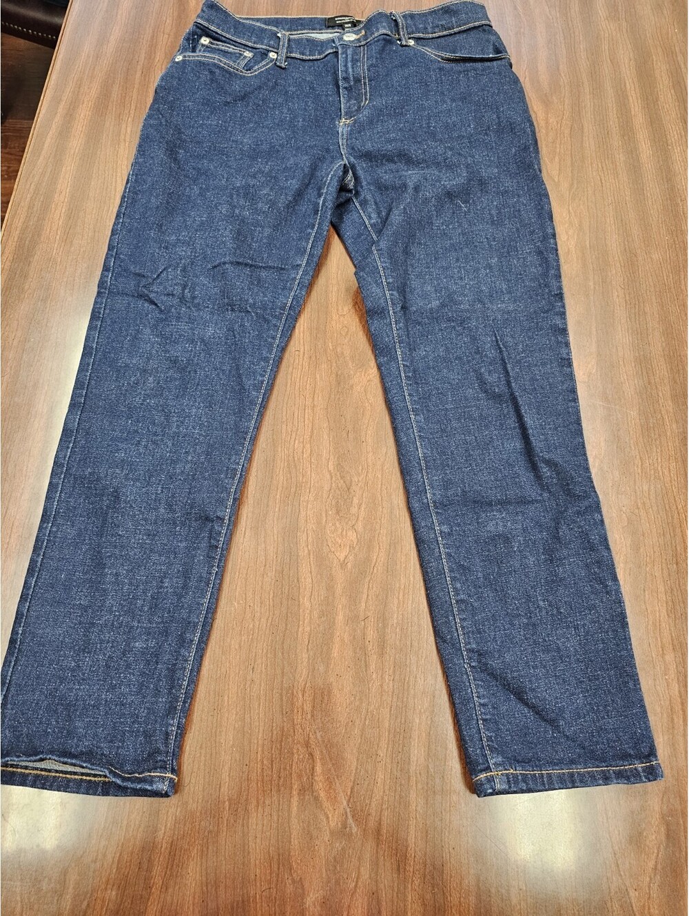 Banana Republic Girlfriend Jeans Womens 29/8 Dark Wash Straight Casual Denim